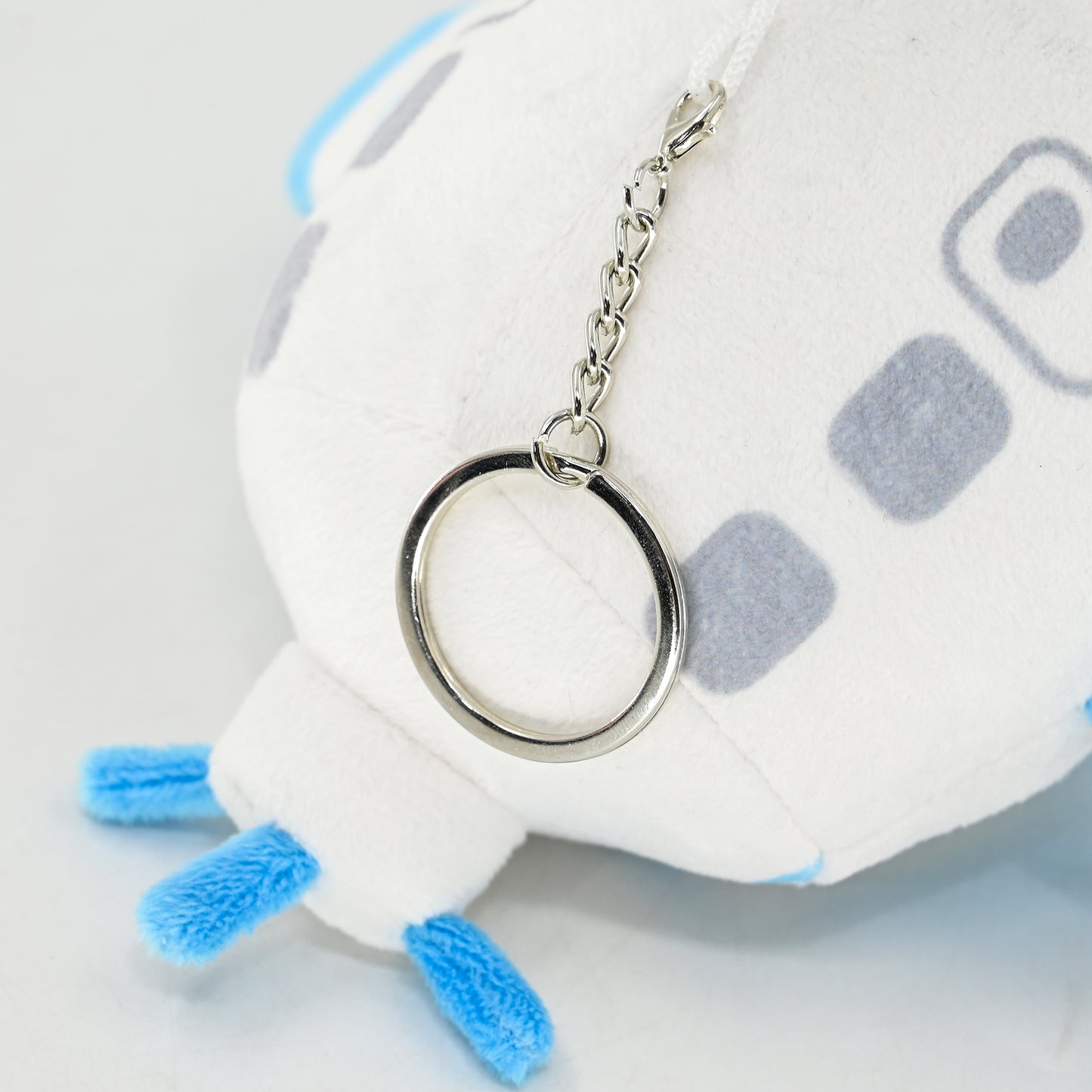 Designer Original 6.7" Blue-White Airplane Plush Toy, Plush Pendant - Cute Stuffed Aircraft for Kids, Soft Birthday Gift, Keychain Purse Charm for Women