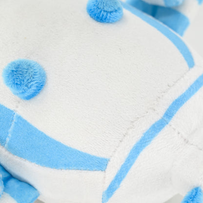 Designer Original 6.7" Blue-White Airplane Plush Toy, Plush Pendant - Cute Stuffed Aircraft for Kids, Soft Birthday Gift, Keychain Purse Charm for Women