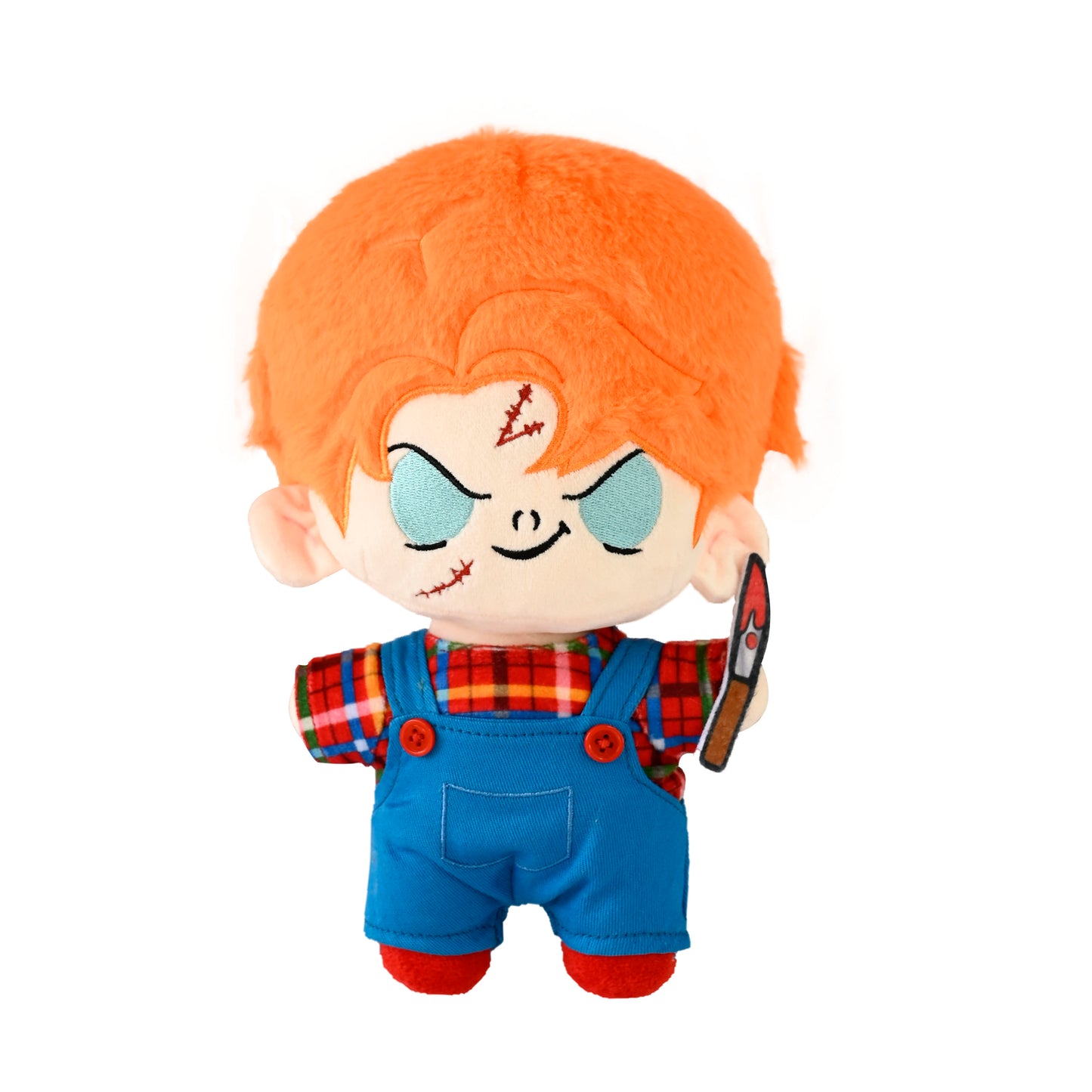 9.8" Chucky Plush Toy - Collectable Soft Doll for Kids & Adults, Perfect for Halloween, Assorted Creepy Baby Doll Style