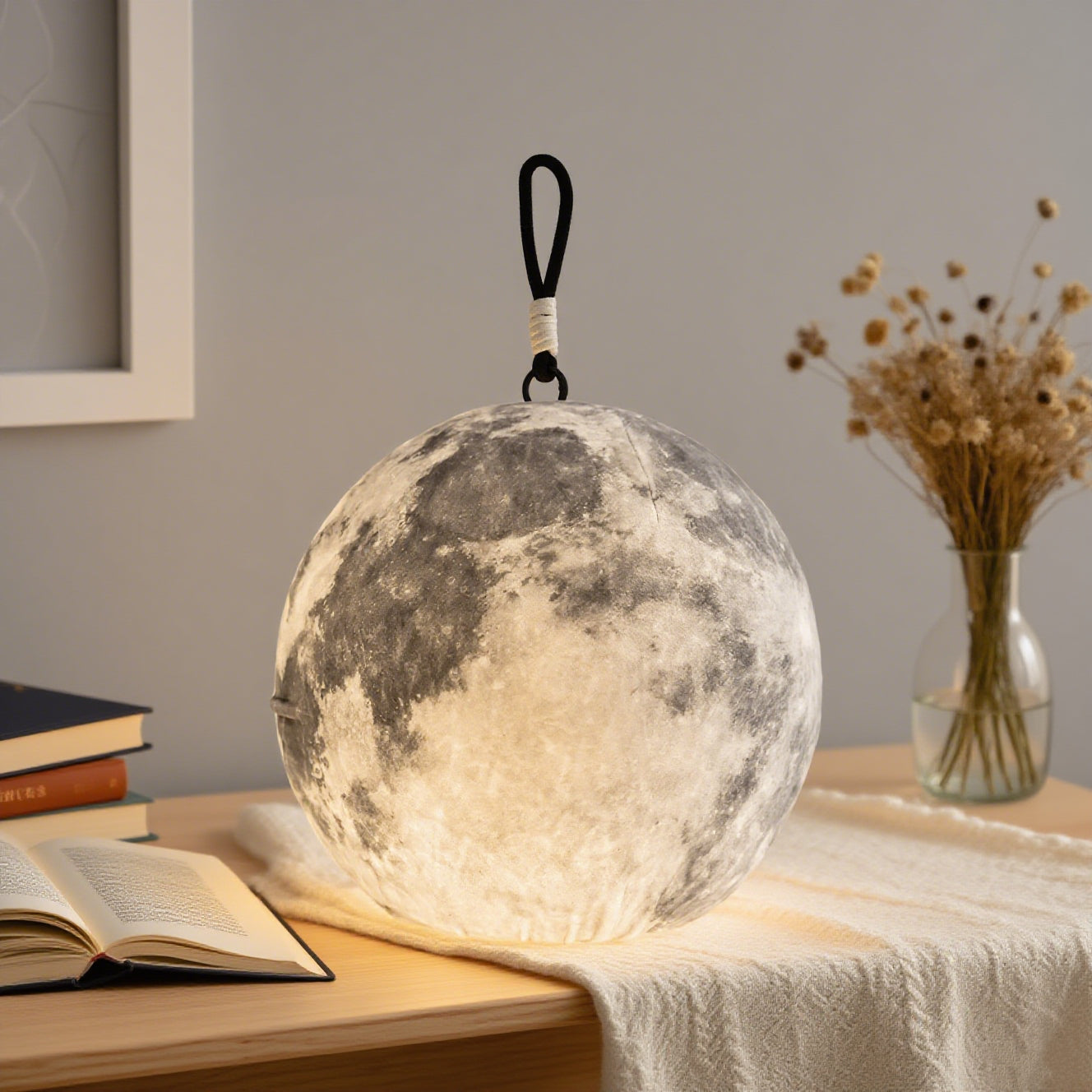 GaoPengToy |10.6 " Floating Moon Lamp -Hanging Decorative Lantern
