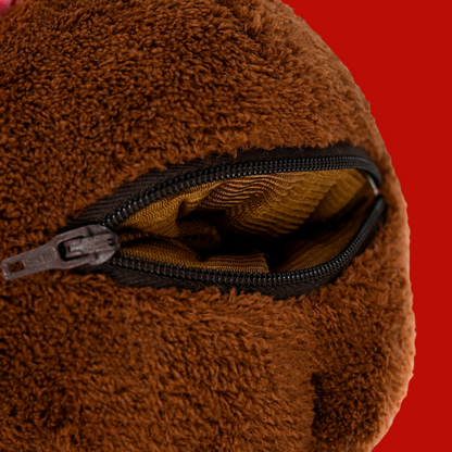 GaoPengToy | Coral Fleece Chocolate Coin Purse Bag Charm - 13.8" Cute Plush Pendant Keychain Valentine's Day Gift for Women & Girls