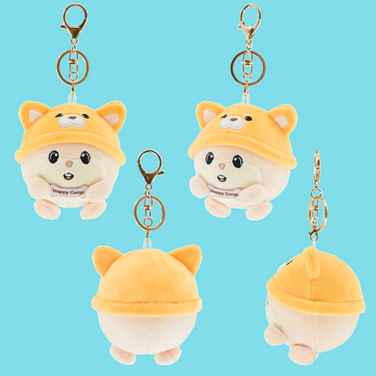 GaoPengToy | 3.2" Squeezy Mouse Keychain - Kawaii Plush Stress Relief Bag Charm