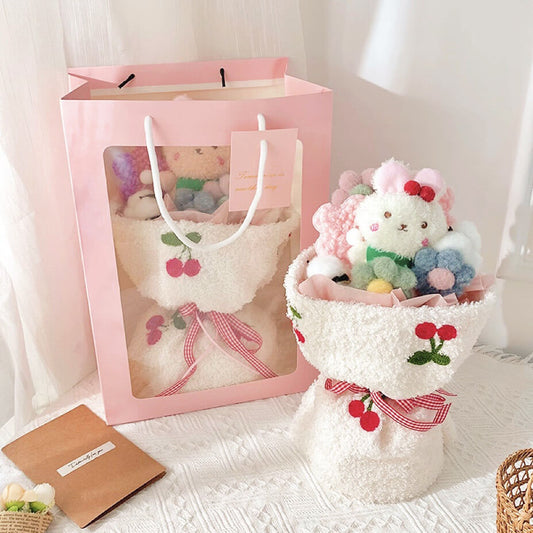 Cute Bear And Bunny Gift Bouquet