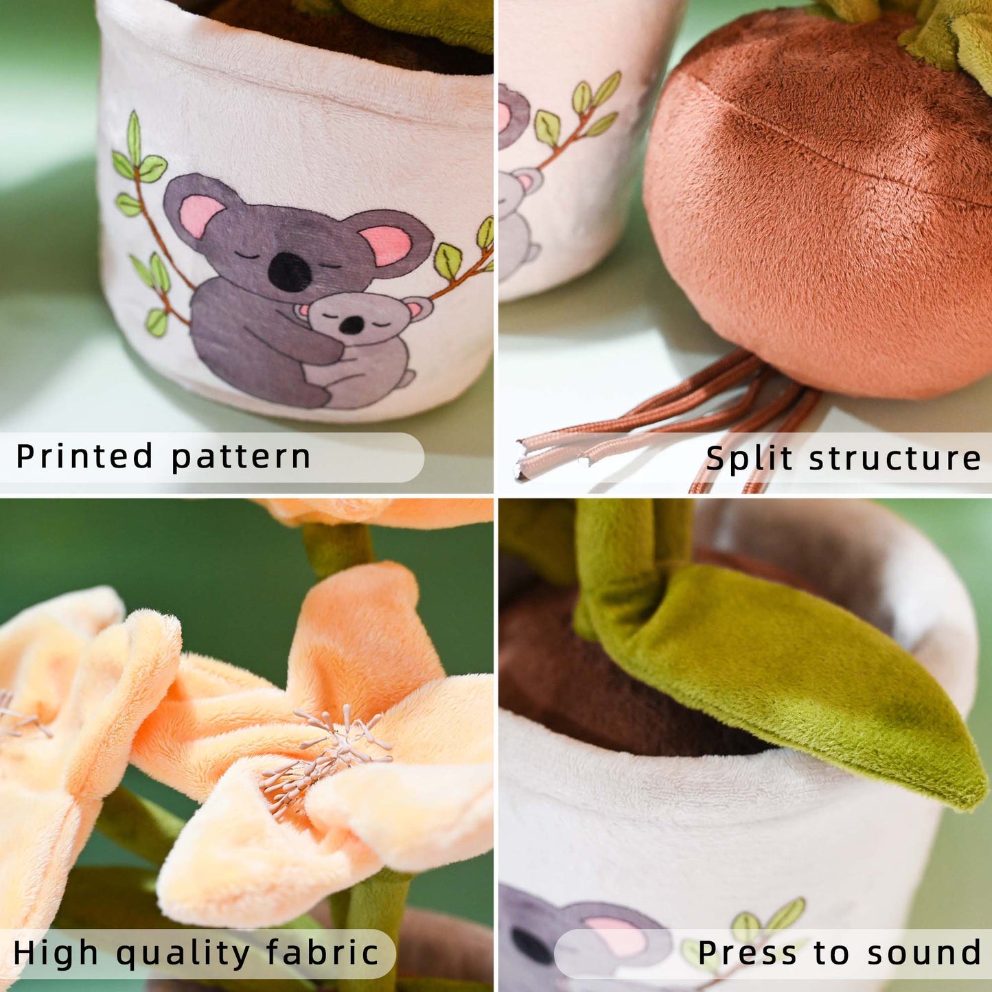 GaoPengToy | 520 Limited Edition Koala Plush Potted Flower | Never Wilt Romantic Gift For Her