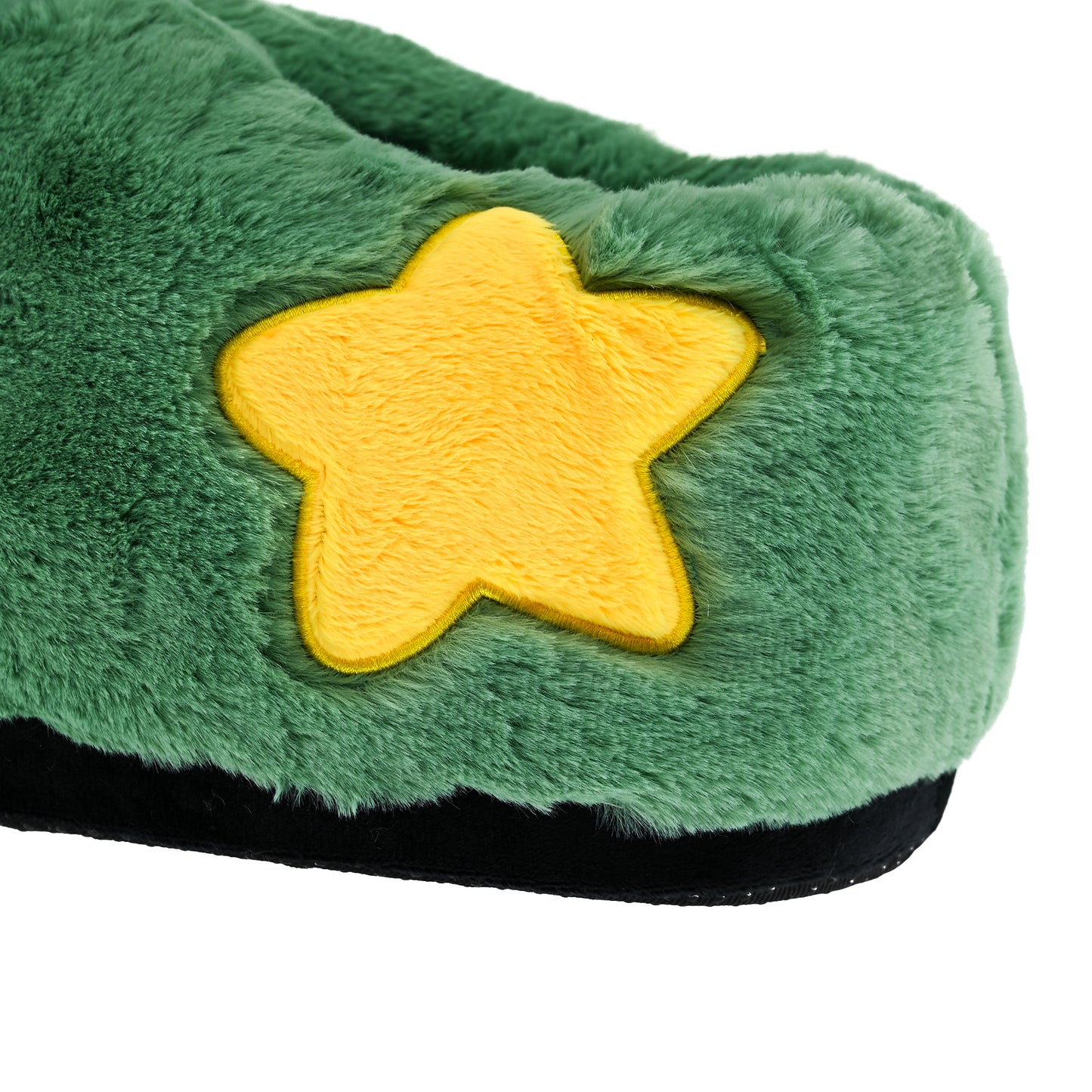 Unisex-Adult Christmas Slipper, Green Elf Shoes with Christmas Tree Design - Cozy Fuzzy Indoor House Shoes for Home & Christmas Party Gatherings