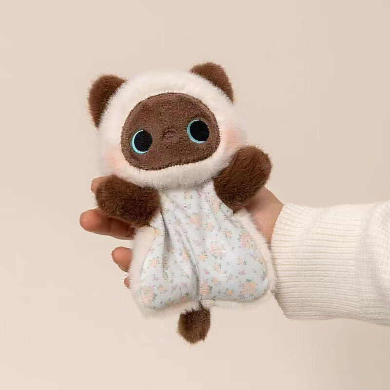 Soothing Bean Bag Hand Puppet - Squeezable Plush Toy for Stress Relief & Comfort