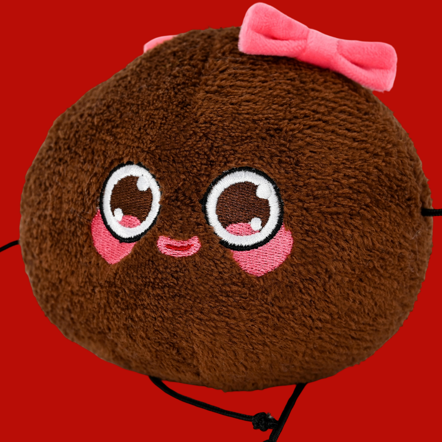 GaoPengToy | Coral Fleece Chocolate Coin Purse Bag Charm - 13.8" Cute Plush Pendant Keychain Valentine's Day Gift for Women & Girls