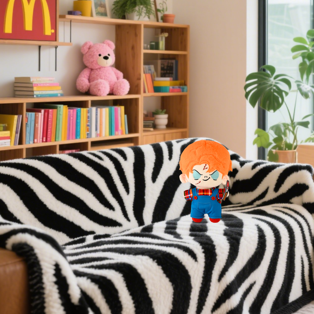 9.8" Chucky Plush Toy - Collectable Soft Doll for Kids & Adults, Perfect for Halloween, Assorted Creepy Baby Doll Style