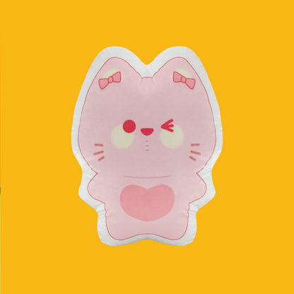 GaoPengToy | 15.4" Nami Cat Couple Plush Pillows -  2pcs Sweet Dress-Up Stuffed Cushions, Home Decor & Romantic Gift