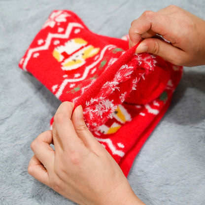 GaoPengToy | Christmas Socks - Fluffy Warm Fuzzy Australian Wool Socks, Funny Holiday Gift for Women