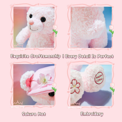 GaopengToy | 11.8" Pink Teddy Bear Plush | Mother's Day & 520 Gift For Her