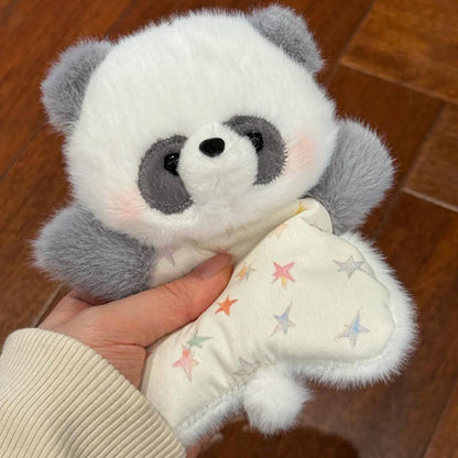 Soothing Bean Bag Hand Puppet - Squeezable Plush Toy for Stress Relief & Comfort