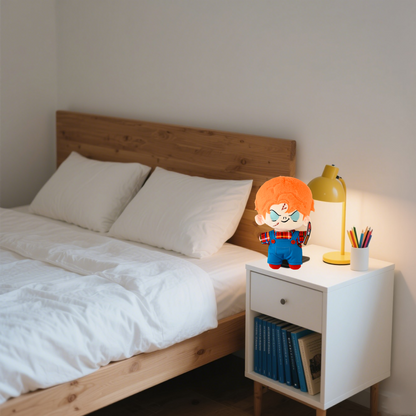 9.8" Chucky Plush Toy - Collectable Soft Doll for Kids & Adults, Perfect for Halloween, Assorted Creepy Baby Doll Style