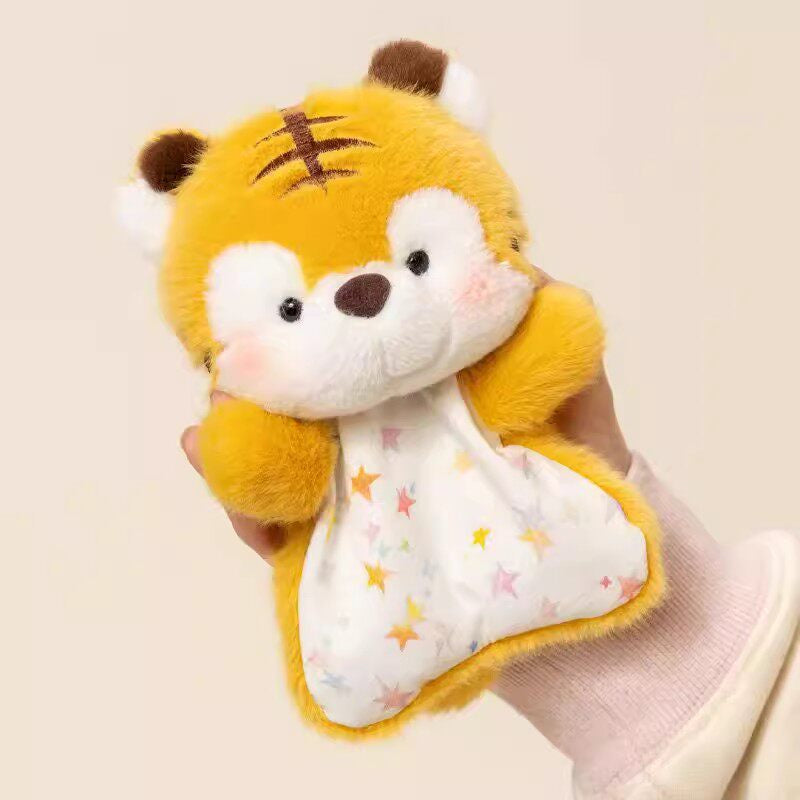 Soothing Bean Bag Hand Puppet - Squeezable Plush Toy for Stress Relief & Comfort