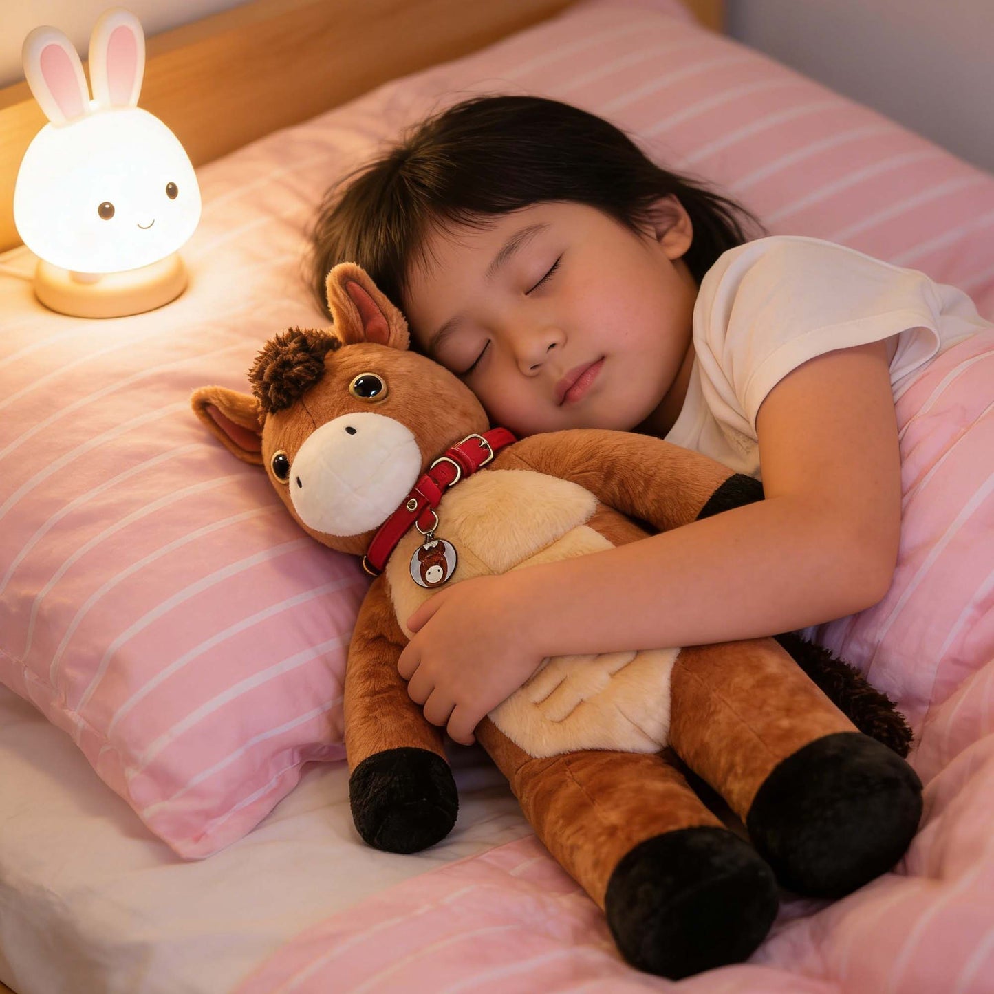 GaopengToy | 19.69" Muscle Horse Plush Toy, Creative Buff Stuffed Animal, Fun Decor & Novelty Gift