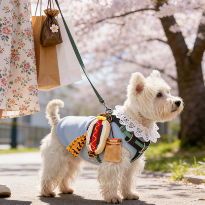 GaoPengToy | 6"Plush Dog Poop Bag -Multi-Functional Hot Dog Poop Bag Dispenser & Pouch