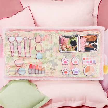 GaopengToy | 16.5" Warm Pink Book Plush Pillow, Soft Fuzzy Cushion, Cute Home Decor & Cozy Gift for Girls