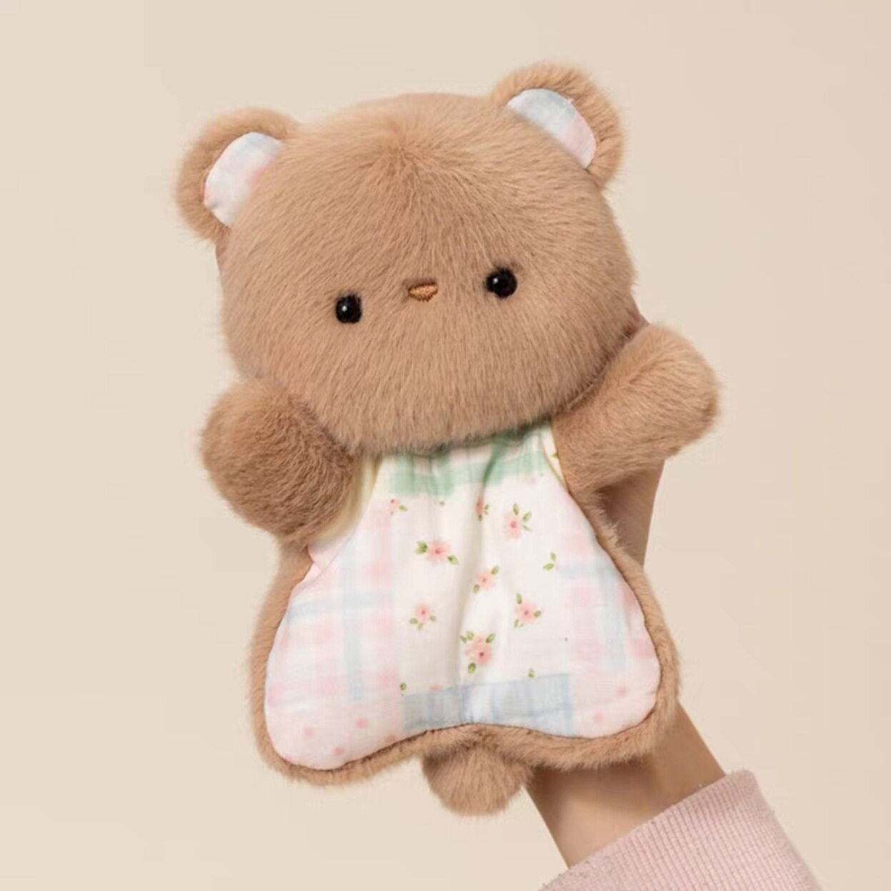 Soothing Bean Bag Hand Puppet - Squeezable Plush Toy for Stress Relief & Comfort