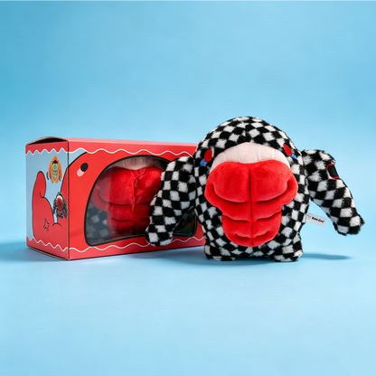 GaopengToy | 11.81" Muscular Shark Plush, Creative Funny Buff Stuffed Doll, Gift for Kids & Home Decor