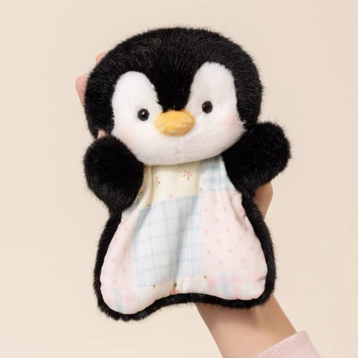 Soothing Bean Bag Hand Puppet - Squeezable Plush Toy for Stress Relief & Comfort