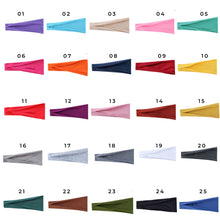 Solid Color Sports Yoga Fitness Sweat-absorbing Stretchy Hair Ties(25 Styles)