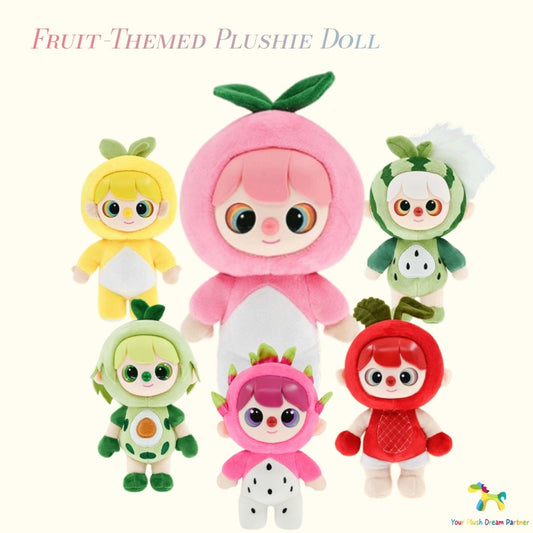 GaoPengToy Presale|  9.84" Fruit-Themed Plushie Doll | Cute Collectible Gift for Kids & Collectors