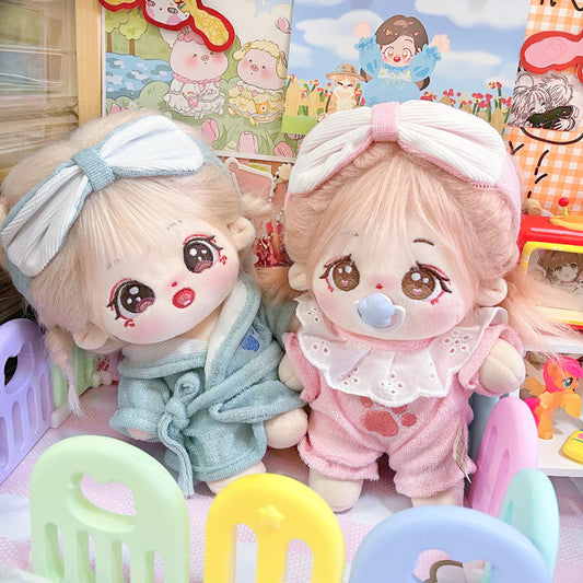 20cm Cotton Doll-Bathrobe Eye Mask Set