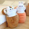 Lovely Doll Kawaii Taiyaki Cat Dog Rabbit Furry Plush Toys