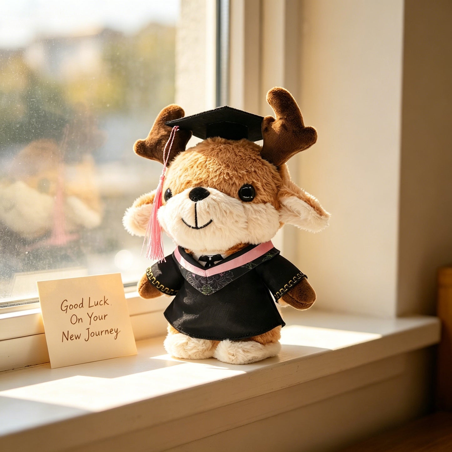 GaoPengToy | 10" Graduation Deer Plushie