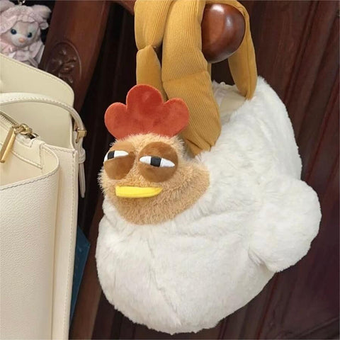 Clucky Chicken Large Capacity Crossbody Commuter Bag