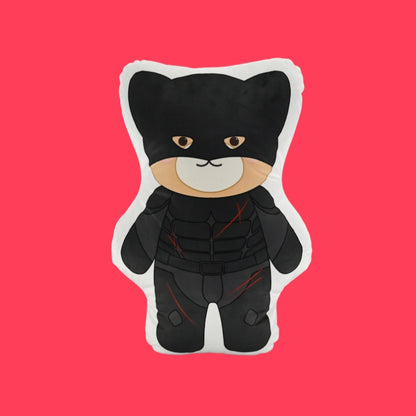 GaoPengToy | 15.4" Leather Jacket Bear Couple Plush Pillows -  2pcs Personalized Dress-Up Stuffed Cushions, Home Decor & Romantic Gift