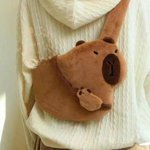 Cute Quirky Kapybara Chest Bag