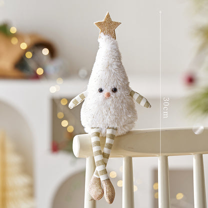 Unique Funny Xmas Plush Stuffed Ornaments - Car Hanging Gifts, Christmas Tree Decor for Kids, Soft Plush Holiday Xmas Season Decorations for Home Tree Door Window