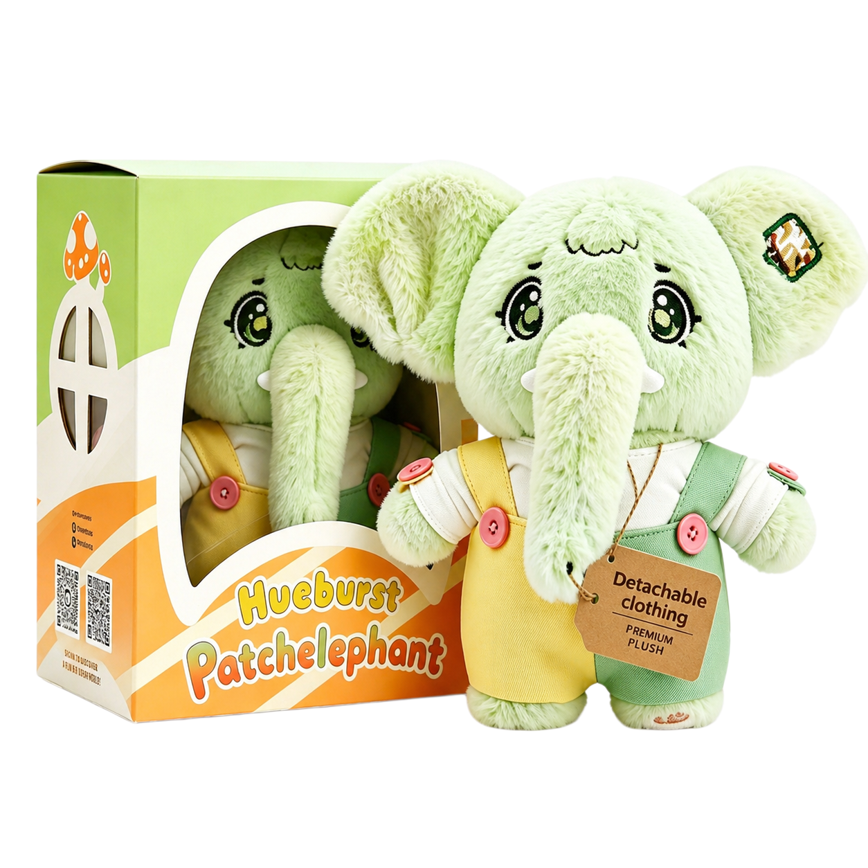 GaopengToy | Patchlephant Elephant Plush Toy | Warm Gift for Father's Day & Graduation