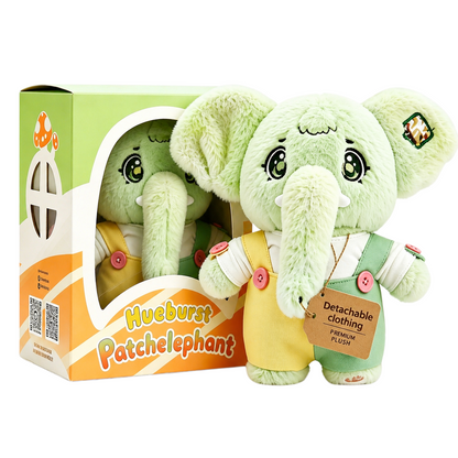 GaopengToy | Patchlephant Elephant Plush Toy | Warm Gift for Father's Day & Graduation