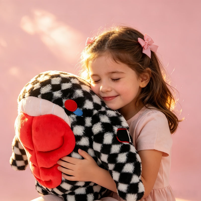 GaopengToy | Buff Whale Plush Toy | Cute Muscle Whale Stuffed Animal | 3 Colors Children's Day Gift
