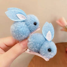 Easter Bunny Hair Clips Cute Plush Side Clips Sweet