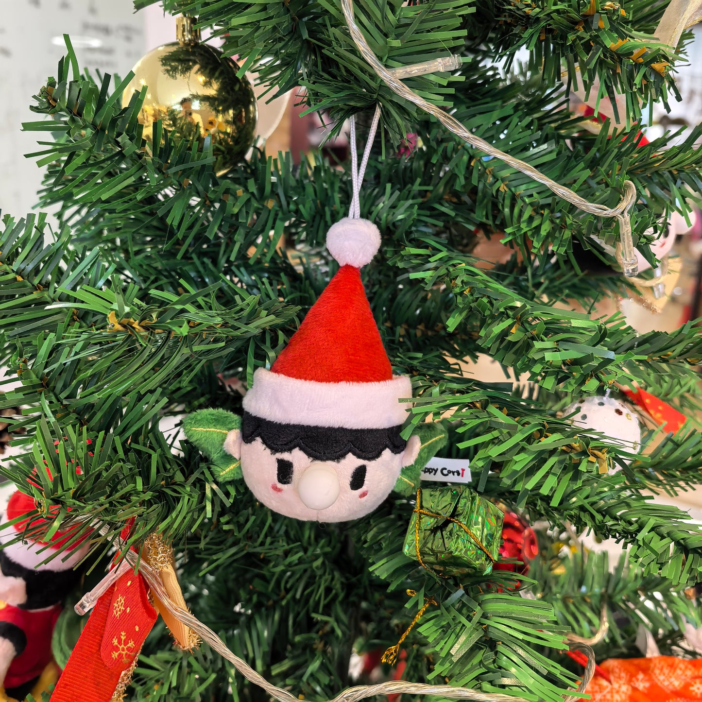 Christmas Stress Relief Bubble Blowing Doll Pendant