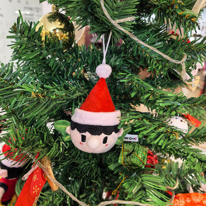 Christmas Stress Relief Bubble Blowing Doll Pendant