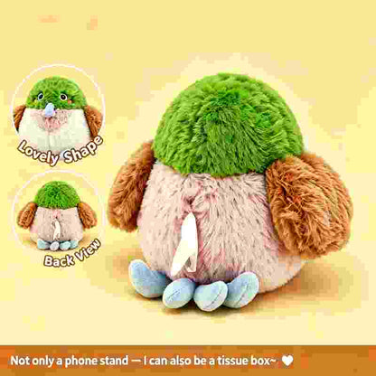 GaoPengToy |  7.9‘’ Spoon-billed Sandpiper Plush Phone Stand & Tissue Holder