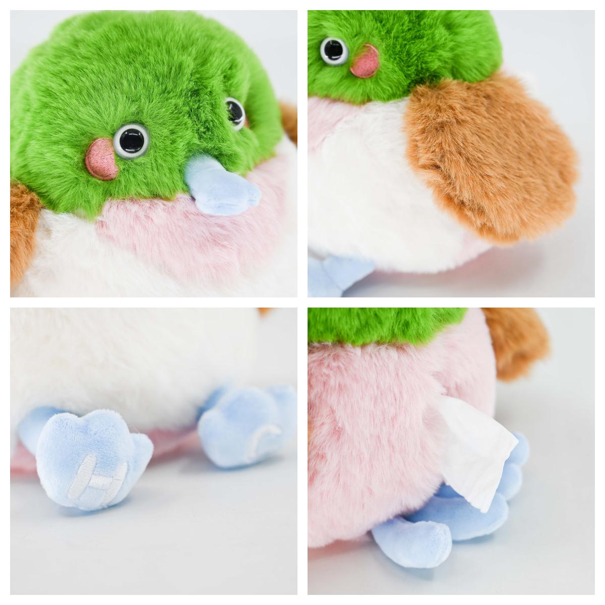GaoPengToy |  7.9‘’ Spoon-billed Sandpiper Plush Phone Stand & Tissue Holder