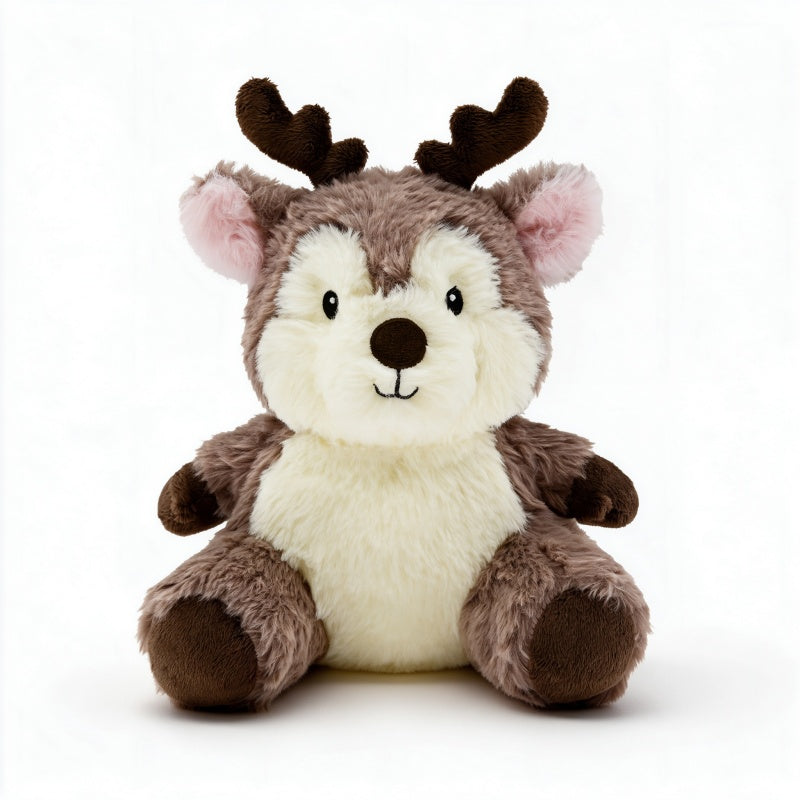 GaoPengToy | Christmas Reindeer Plush Toy | Soft Stuffed Animal with Detachable Scarf