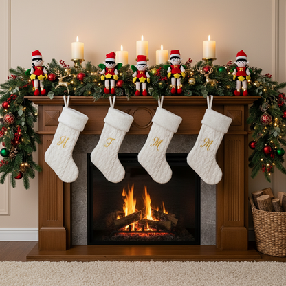 17 CM Christmas Plush Elf Doll Small Size Standing Anime Plush Toys as Christmas Gifts