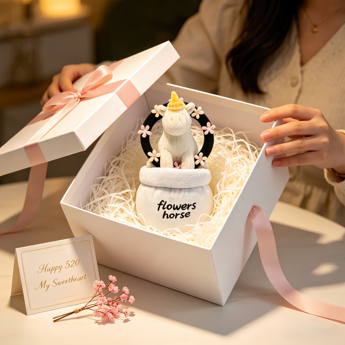 GaoPengToy | 6.3" Aromatherapy Unicorn Figurine – Holiday Gift & Ambience Decoration