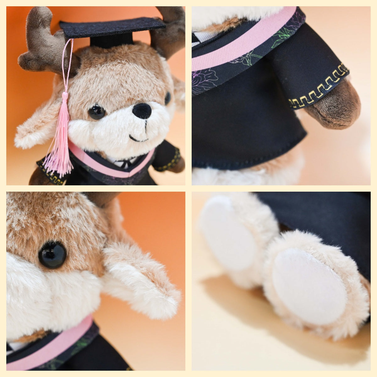 GaoPengToy | 10" Graduation Deer Plushie