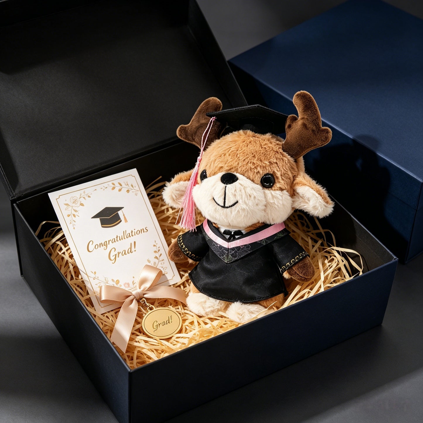 GaoPengToy | 10" Graduation Deer Plushie