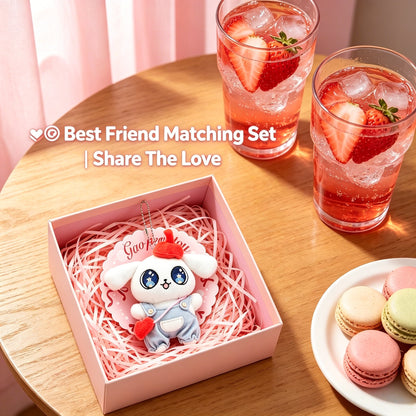 GaoPengToy |  520 Limited Edition Dog Plush Charm Brooch | 2-in-1 Cute Valentine Gift
