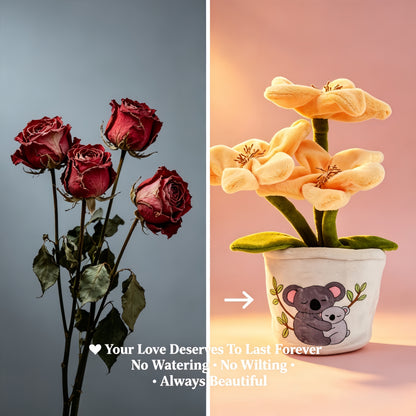 GaoPengToy | 520 Limited Edition Koala Plush Potted Flower | Never Wilt Romantic Gift For Her