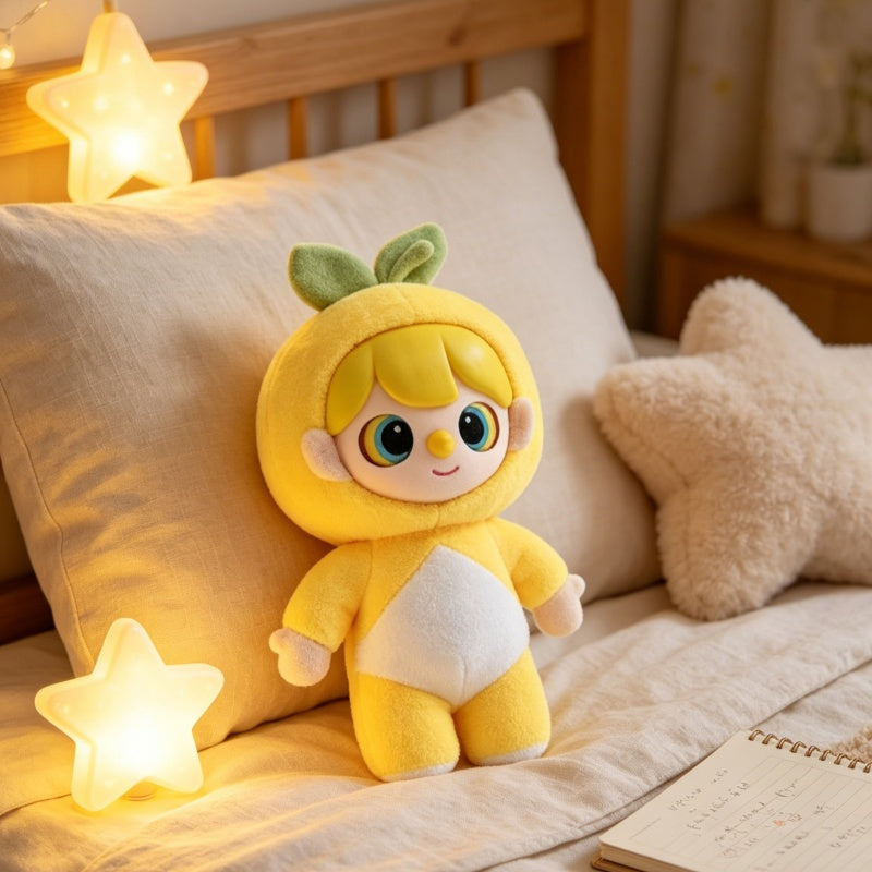 GaoPengToy Presale|  9.84" Fruit-Themed Plushie Doll | Cute Collectible Gift for Kids & Collectors