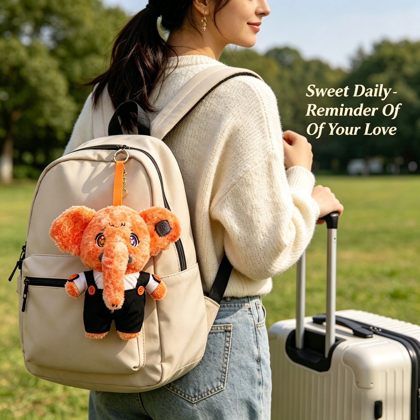 GaopengToy | Patchlephant Elephant Plush Toy | Warm Gift for Father's Day & Graduation
